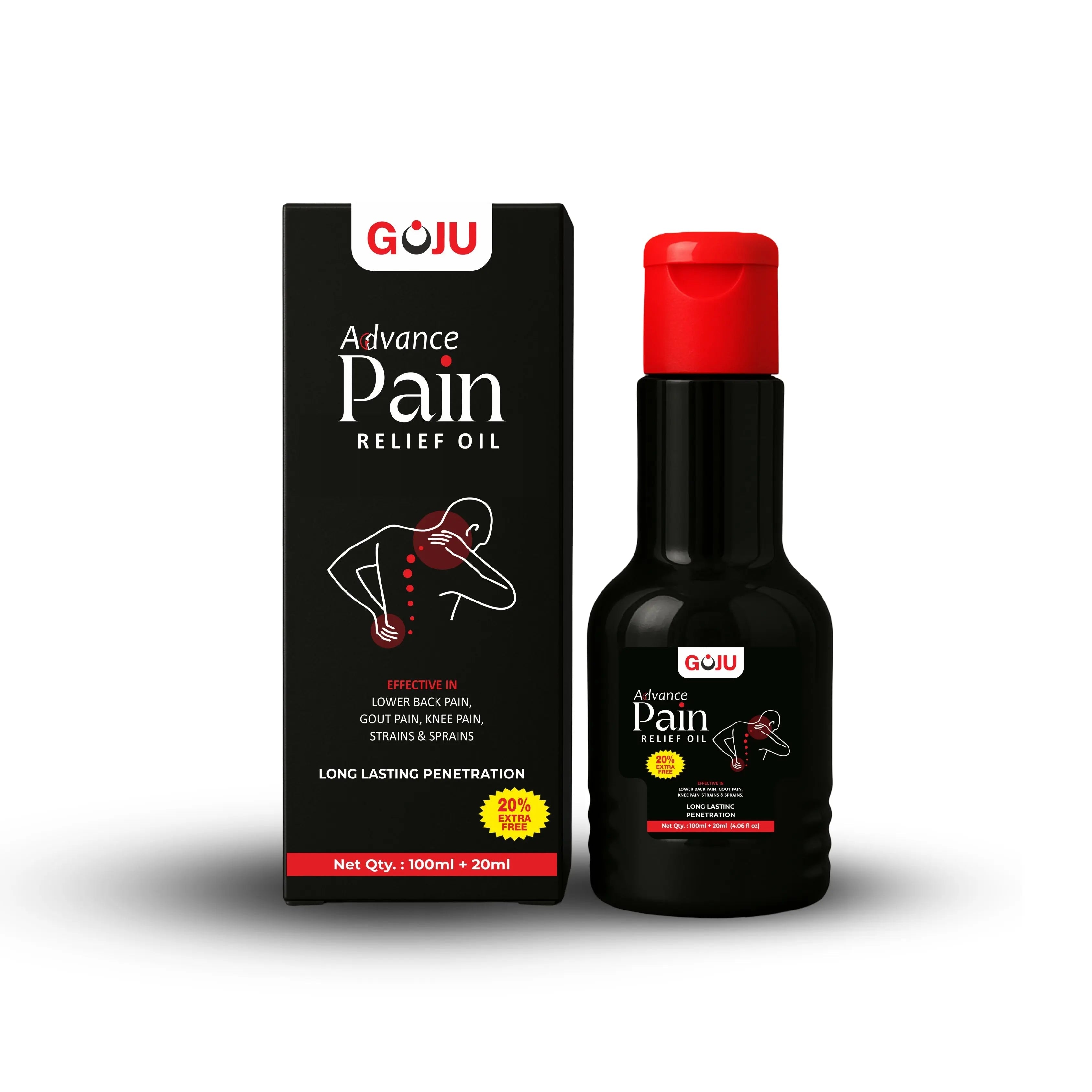 Goju Pain Relief Oil-120ml Buy 1 Get 2 Free - Goju Naturals
