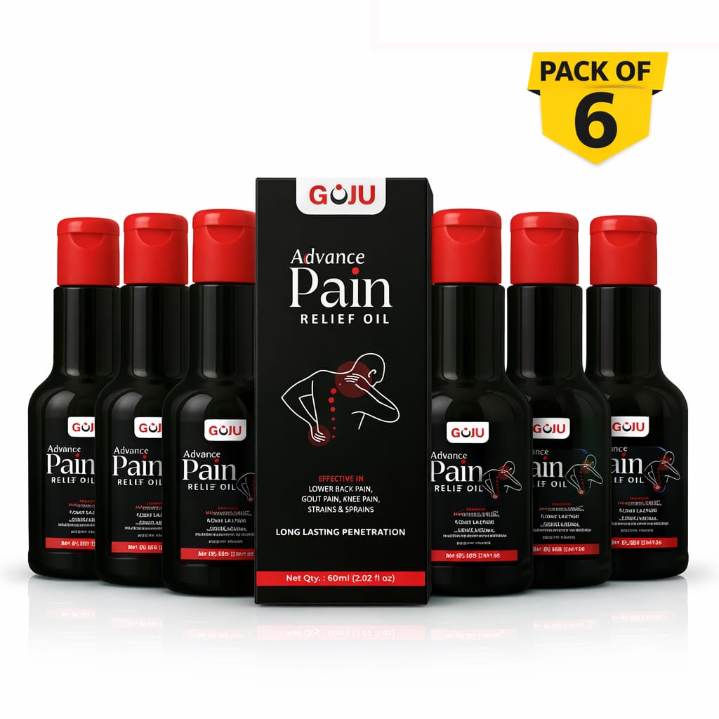 Goju Pain Relief Oil - 60ml. (Pack of 6)